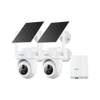 Batteriebetriebene 2K-Kameras für die Sicherheit zu Hause mit Solarpanel-G7Bk (Micro-USB) 