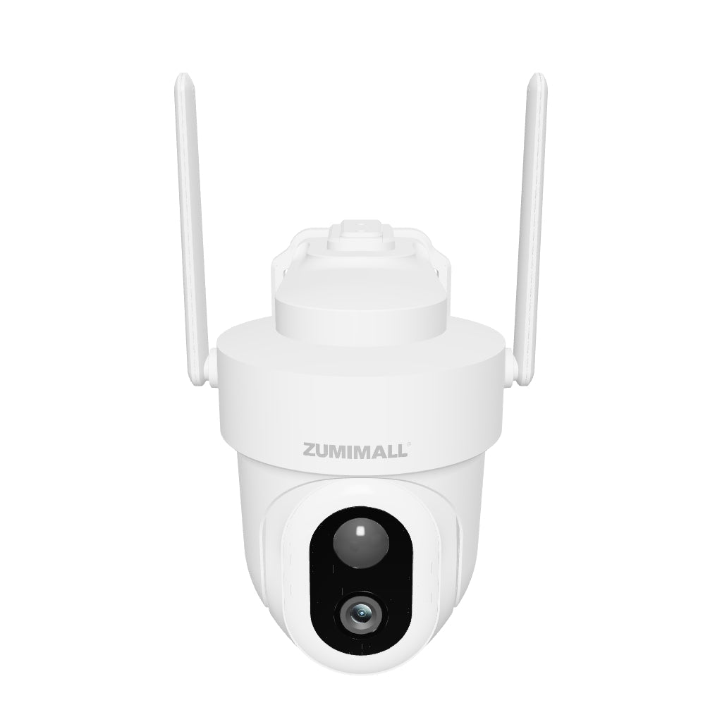 ZUMIMALL 2K AOV Solar-Powered Wireless Security Camera, 24/7
