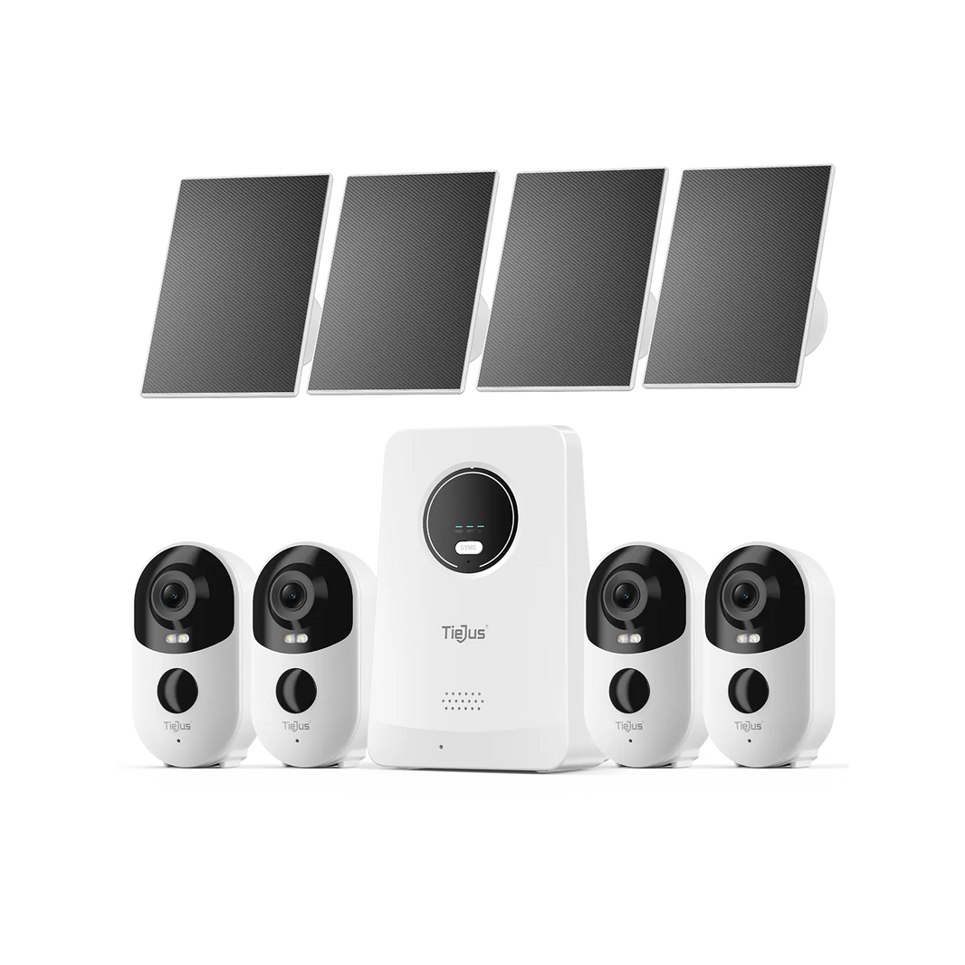 Tiejus 4MP  Wireless Outdoor Security Camera Kit-Q10