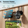 ZUMIMALL 4G LTE Cellular Solar Powered Security Camera-G1K