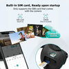 ZUMIMALL 4G LTE Cellular Solar Powered Security Camera-G1K