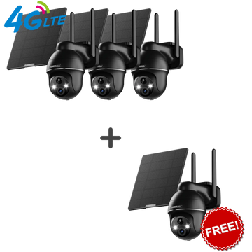 4G LTE Mobilfunk 360°PTZ-Überwachungskamera-G4 (Micro-USB) 
