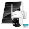 ZUMIMALL 4K AOV Dual Lens Solar Security Camera-X7K