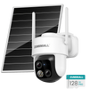 ZUMIMALL 4K AOV Dual Lens Solar Security Camera-X7K