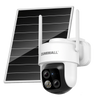 ZUMIMALL 4K AOV Dual Lens Solar Security Camera-X7K