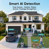 ZUMIMALL 4K AOV Dual Lens Solar Security Camera-X7K