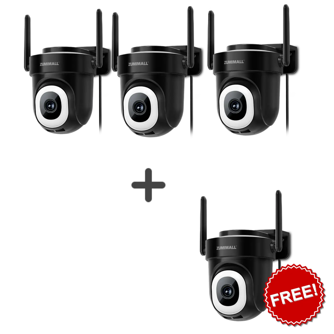 Blitzangebot⚡ZUMIMALL 5G/2,4G WiFi Kabelgebundene Überwachungskamera (Plug-in-Power)-BK05