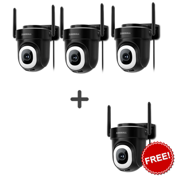 Blitzangebot⚡ZUMIMALL 5G/2,4G WiFi Kabelgebundene Überwachungskamera (Plug-in-Power)-BK05