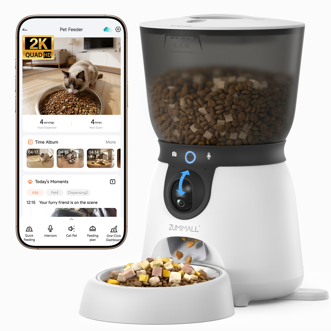 ⚡ZUMIMALL 5G/2,4G WiFi Kabelgebundenes Baby-/Haustier-Monitor mit automatischer Verfolgung -BK06 (Steckernetzteil) 
