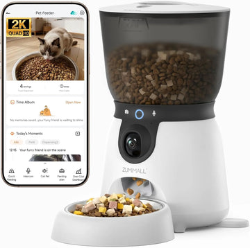 ZUMIMALL Smart Pet Feeder with  Camera (PET6)