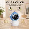 ⚡ZUMIMALL 5G/2,4G WiFi Kabelgebundenes Baby-/Haustier-Monitor mit automatischer Verfolgung -BK06 (Steckernetzteil) 