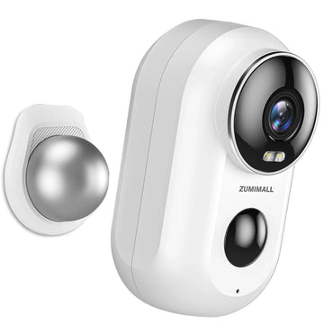 ZUMIMALL Battery Powered Wireless Security Camera No Drilling-F5
