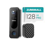 1 Doorbell(Black) | 128G SD Card