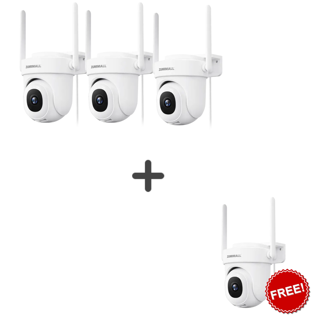 ZUMIMALL  Wired Power 5G WiFi Security Camera BK05