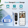 ZUMIMALL Battery Video Doorbell  Camera -P8