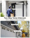 ZUMIMALL Battery Powered Wireless Security Camera No Drilling-F5