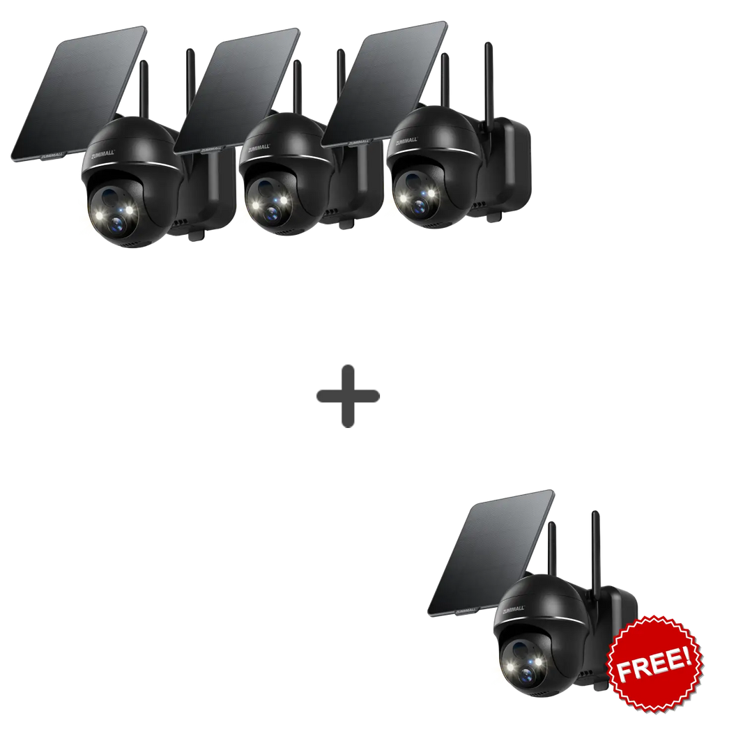 ZUMIMALL Outdoor Solar Wireless Security Camera-GX2BK