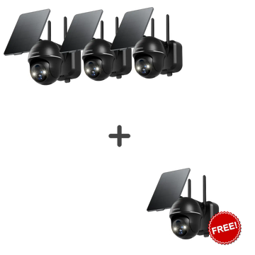 ZUMIMALL Outdoor Solar Wireless Security Camera-GX2BK