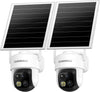 ZUMIMALL  AOV Dual Lens Solar Security Camera-X7K（2 PACK）