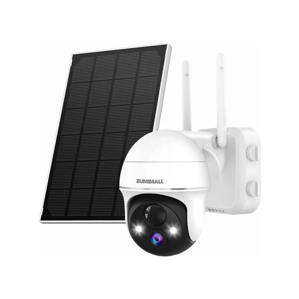 2K 360°PTZ Wireless Security Camera with Solar Panel-GX2K