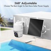 5-W-Solarpanel für Überwachungskamera, nur für MUBILIFE Wireless Outdoor PTZ-Kamera MD3/MD3K 