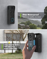 Doorbell Camera Wireless with Chime-J9